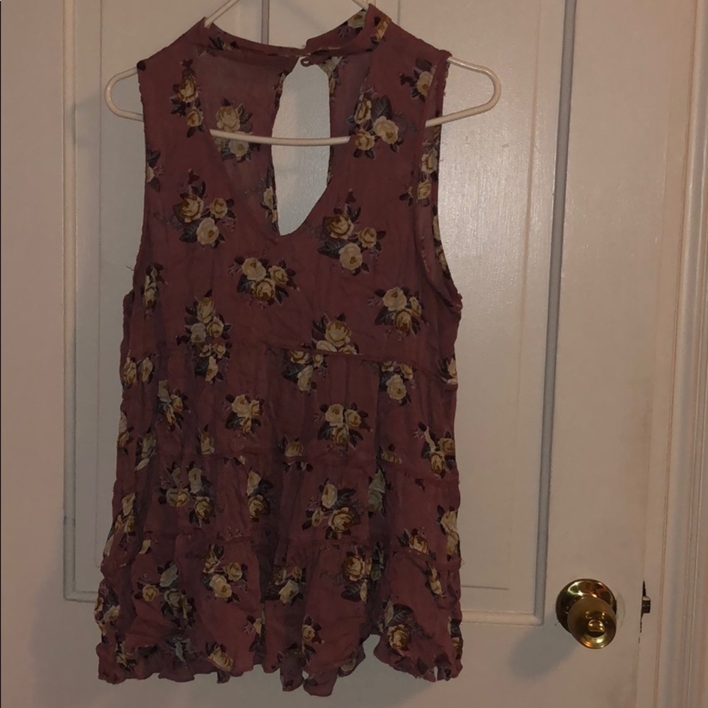 American Eagle floral tank top